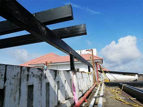 Roof tile works