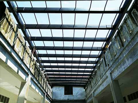 Auditorium Rooﬁng Shed Works